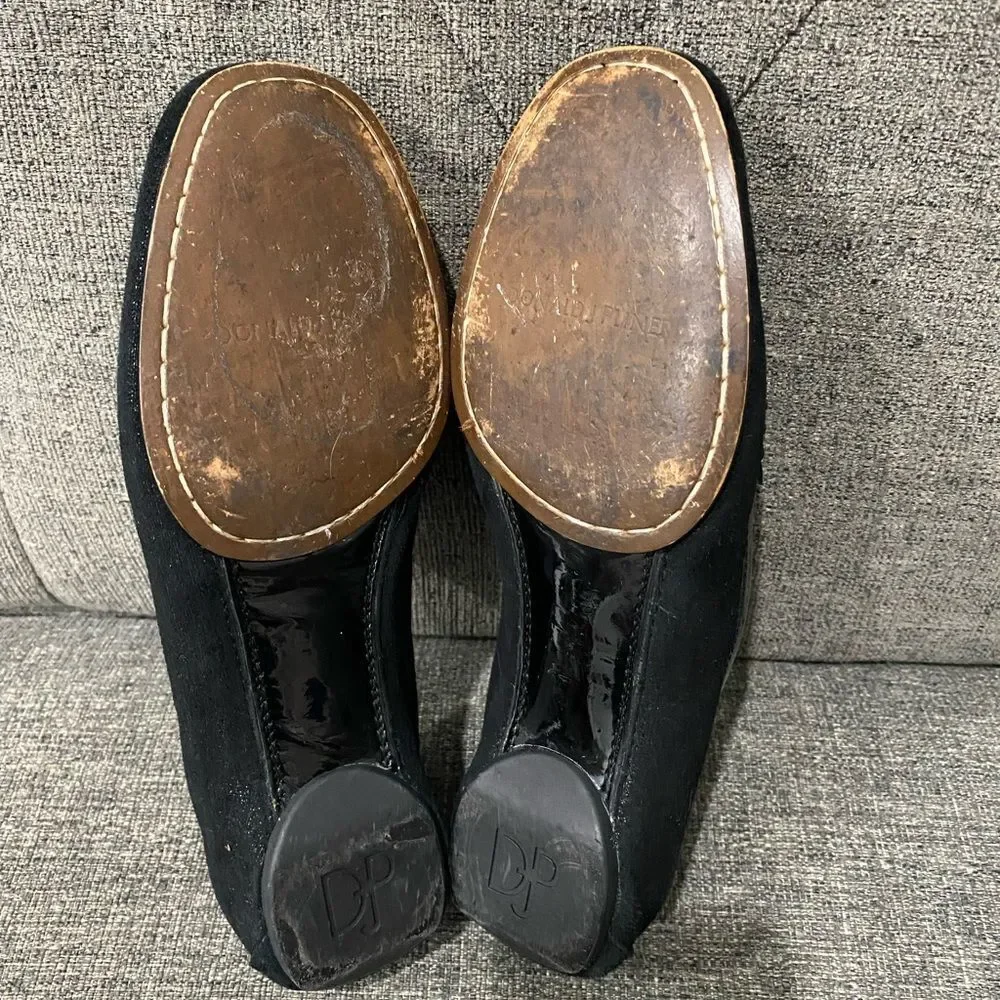 Donald J Pliner Filo Black Loafer Women Size 7